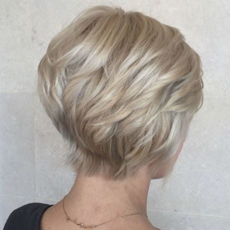 Blonde Cropped Hairstyle