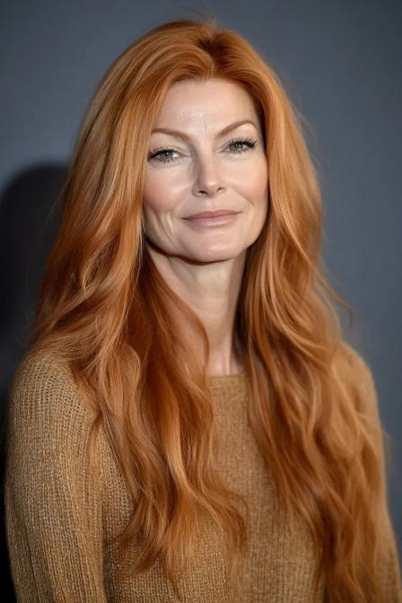 Wispy Ends with Light Auburn Tint