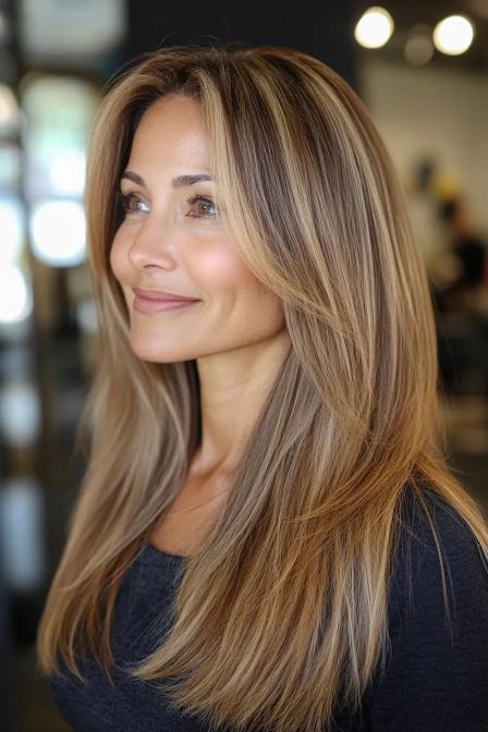 Pin-Straight in Golden Caramel
