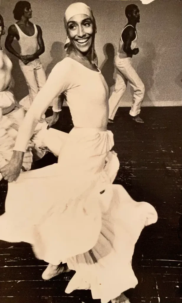 Millie dancing in her 40s.