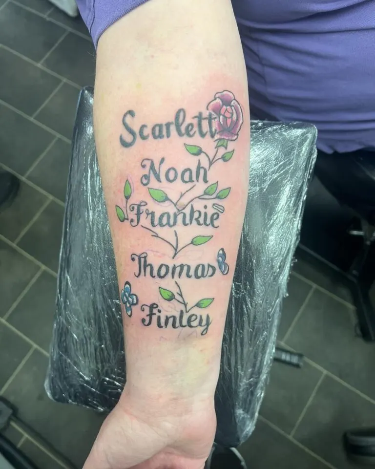 Grandkids tattoo ideas