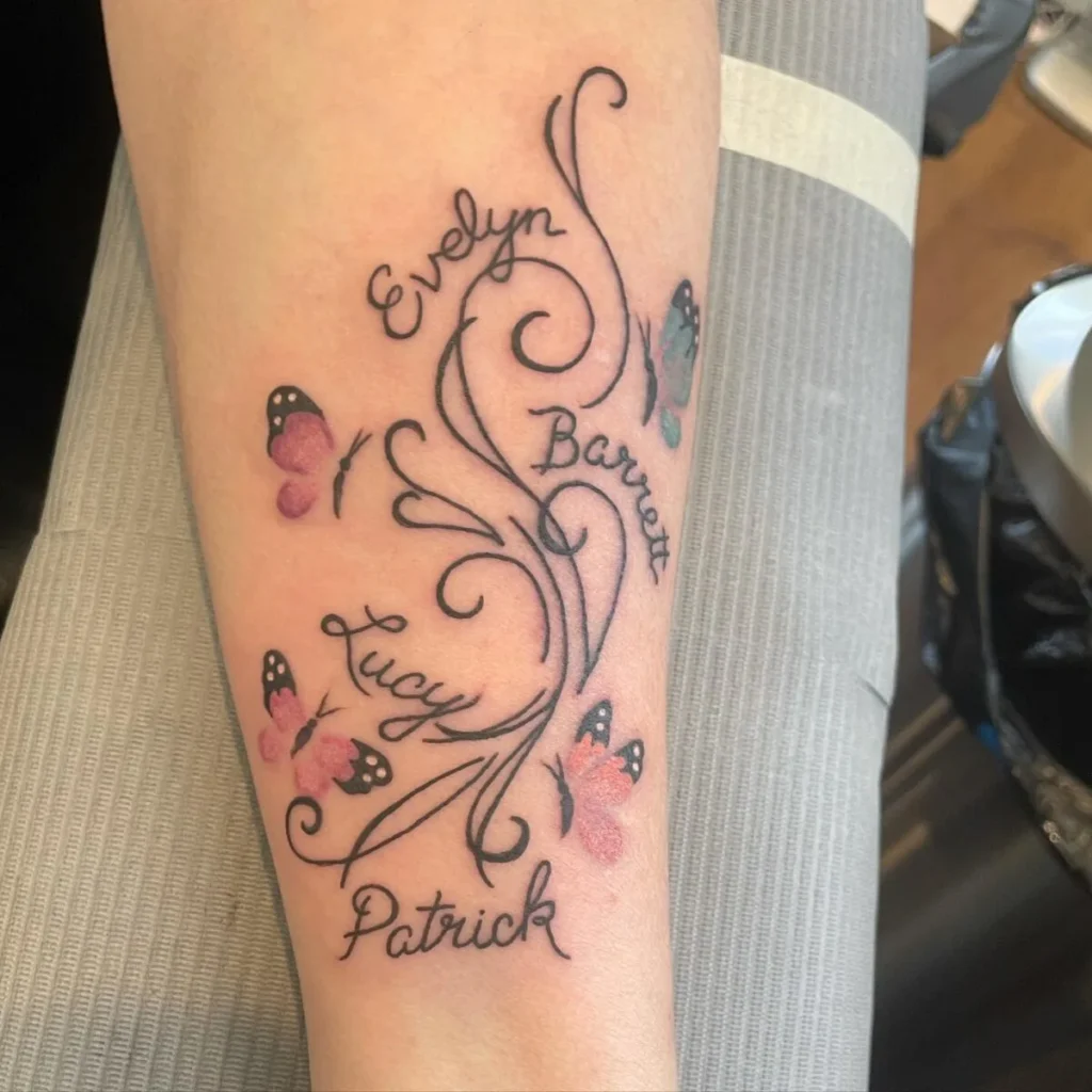 Grandkids tattoo ideas