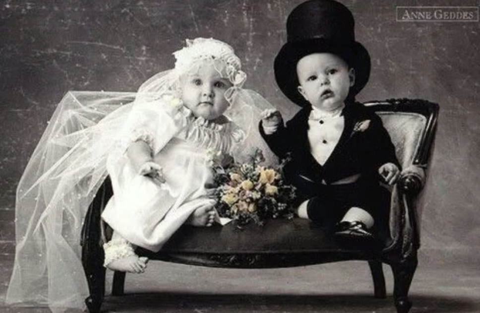 Old school parenting photos