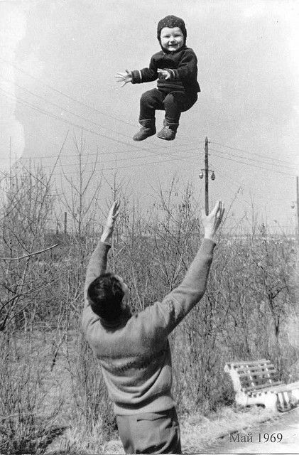 Old school parenting photos