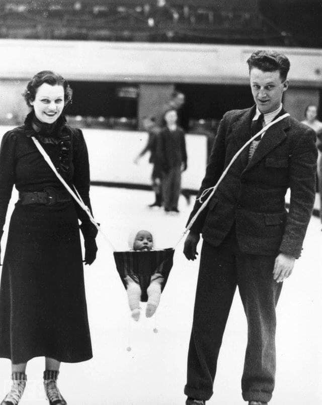 Old school parenting photos