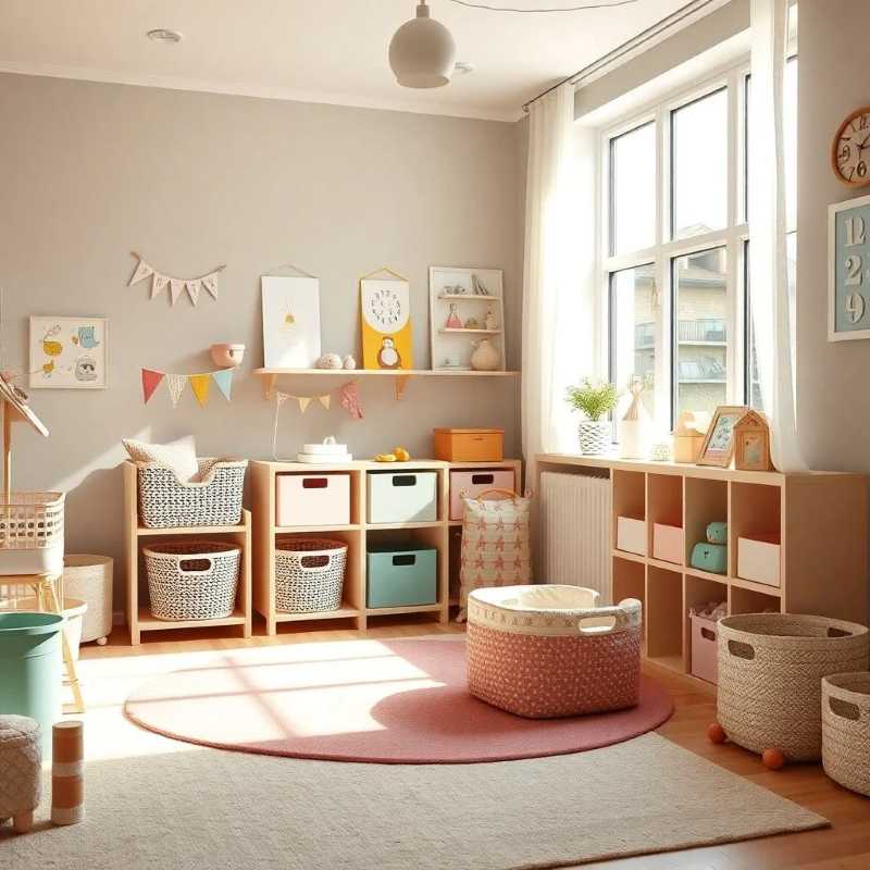 12 Grandkids Playroom at Grandma's House Decor Ideas So Cozy Your Grandchildren Won't Want to Leave 111 Bright and Playful Modern Playroom for Grandkids