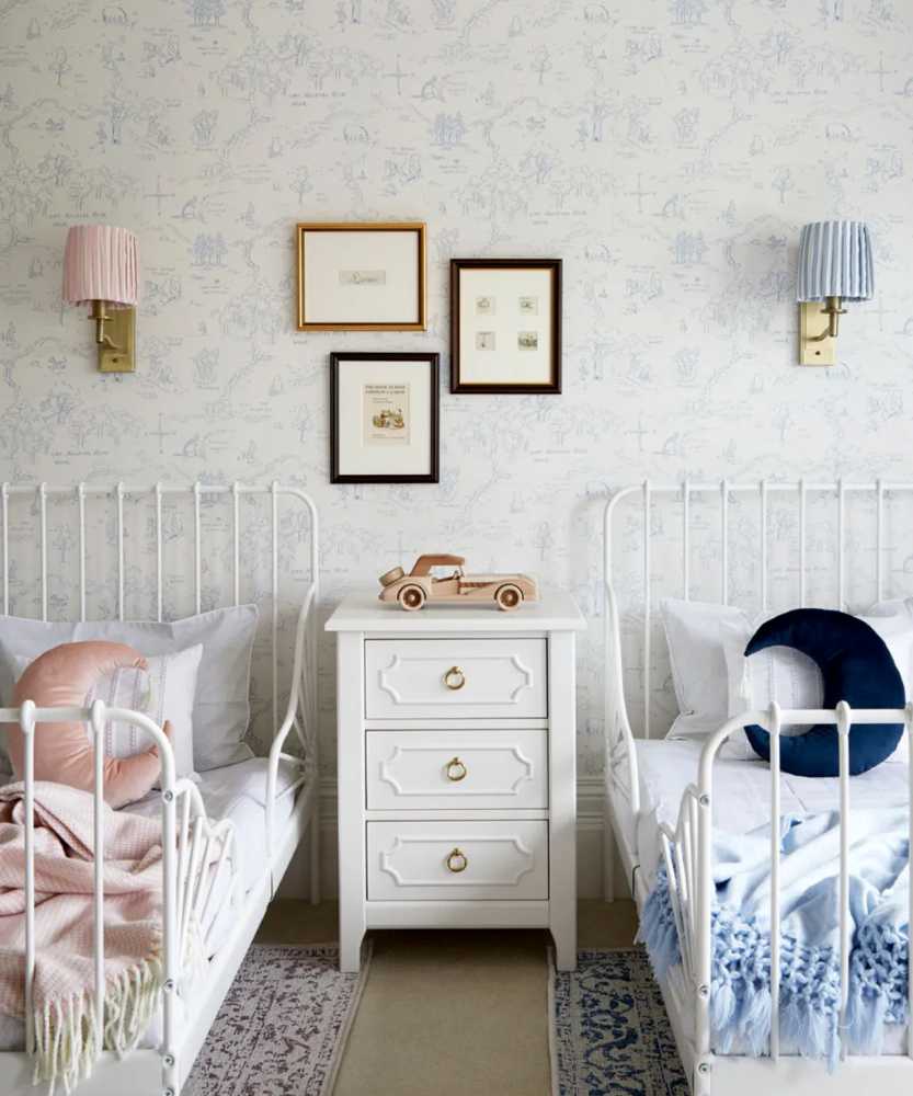 14 Vintage-Inspired Decor Ideas for Grandkids Bedroom at Grandma’s House 8 Vintage-inspired grandkids bedroom at grandma's house.