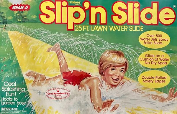 24 Forgotten Toys Every ’70s Kid Played With (And Wouldn’t Be Safe Today) 5 Slip ‘N Slide (Original Version)